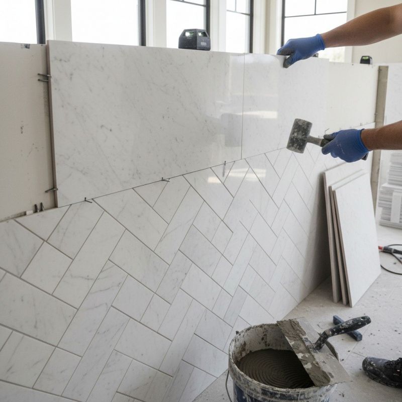Marble Floor Replacement in Kansas City, KS