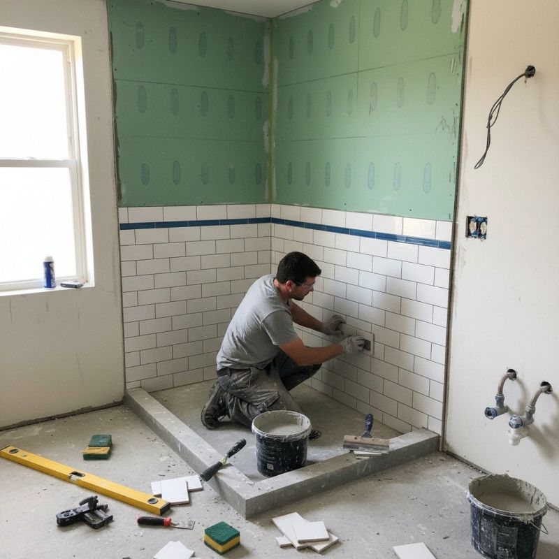 Shower Floor Tiling in Littleton, CO